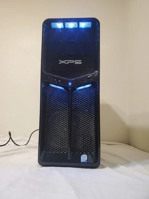 DELL XPS INTEL CORE 2 QUAD GAMING DESKTOP COMPUTER MODEL DCDR01  Not tested. - Image 1 of 4