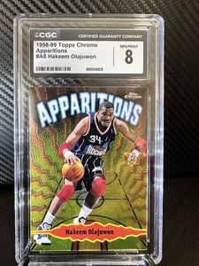 1998-99 Topps Chrome - Apparitions Hakeem Olajuwon #A8 Houston Rockets 🚀 CGC - Picture 1 of 4