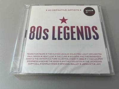 Various – 80´s Legends - 2 CD´s © 2020 - Tears For Fears,Human League,Cure,ABBA. - Bild 1 von 2