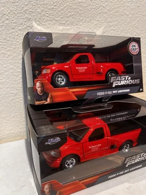 Jada Toys Fast & Furious Brian's Ford F-150 SVT Lightning Red - Image 1 of 4