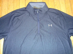 UNDER ARMOUR LOOSE HALF ZIP SHIRT MEN'S SIZE XL HARDLY WORN! - Picture 1 of 9