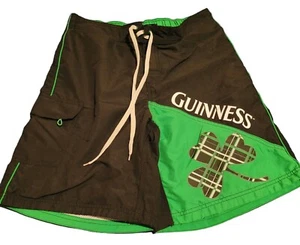 Guinness Official Merch Swim Trunks Men's Size Large Actual 32x9 Unstretched - Picture 1 of 3