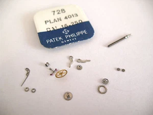 PATEK PHILIPPE 16-250 ASSORTED WATCH MOVEMENT PARTS - Picture 1 of 14