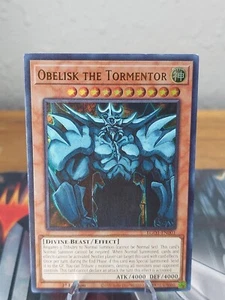 Yugioh Obelisk the Tormentor EG01-EN001 Ultra Rare 1st Ed LP/NM - Picture 1 of 4