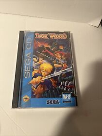 Dark Wizard Sega CD 1994 CIB Complete w Registration Card