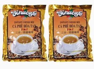 2 Bags - Vinacafe Instant Coffee Mix 3 in 1 - 20 Satches x 20g - Picture 1 of 7