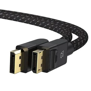 Displayport 1.4 Video Cable DP to DP Cotton Braided Cable 8K@60Hz 5K@60Hz 4K@... - Picture 1 of 8