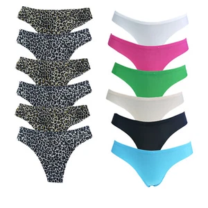 Paquete de 3 en un Damas Sexy Tangas Meryl Lisas Cuerda G Knicker Mezcla Estilo UK 8-14 - Imagen 1 de 23