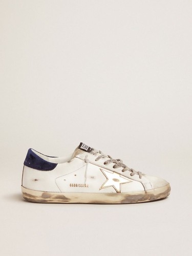 GOLDEN GOOSE Scarpe basse piatte stringate dorate Goose