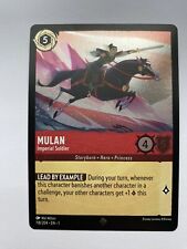 Mulan, Imperial Soldier 118/204 FOIL HOLO Super Rare Lorcana The First Chapter