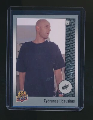  ZYDRUNAS ILGAUSKAS 2014 UPPER DECK 25TH ANNIVERSARY SILVER PARALLEL 229/250 #69 - Image 1 of 2