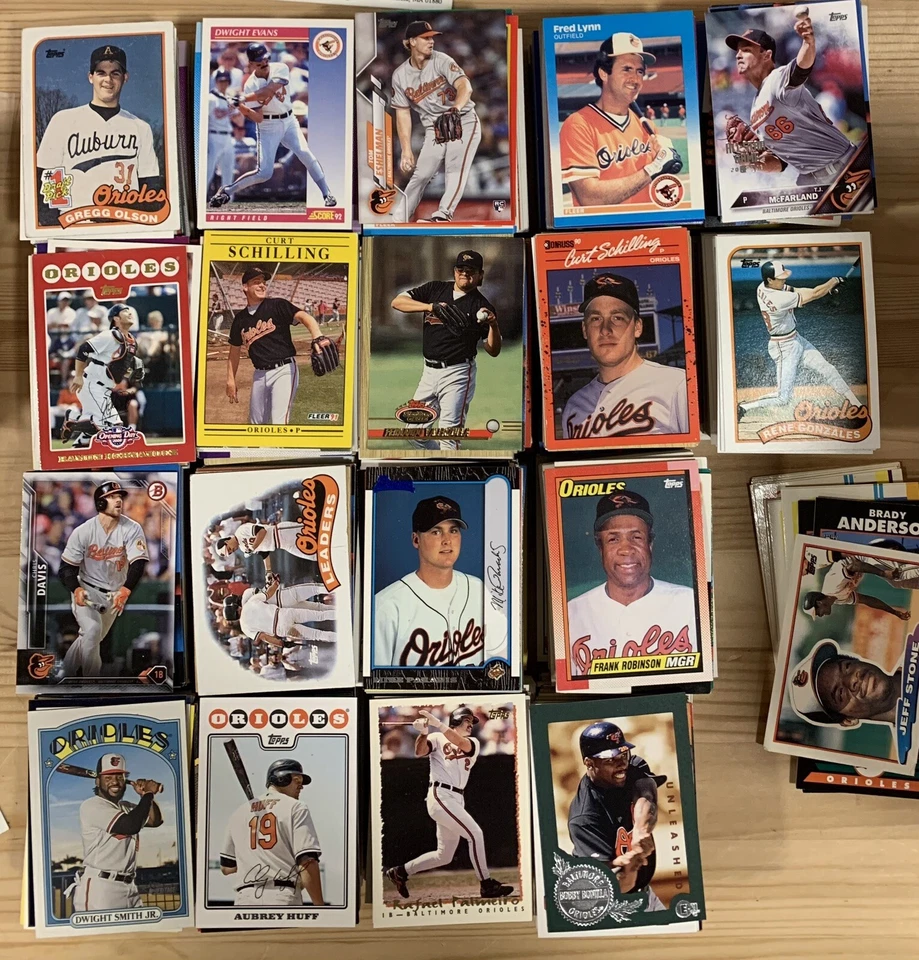 ¡Tarjetas de béisbol Baltimore Orioles 1.800+! 1987-2022 ¡Múltiples marcas y años! Foto 1 de 3