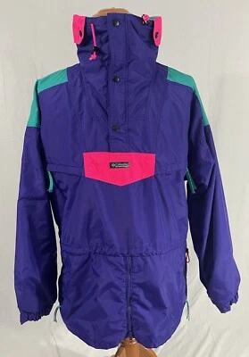 De colección - Chaqueta de esquí Columbia Sportswear púrpura verde azulado rosa - XL para hombre Foto 1 de 4