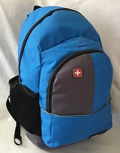 Blue 5X14X17" SWISSGEAR Backpack with 11 Pockets - Picture 1 of 5