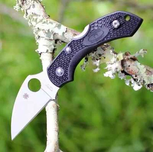 SPYDERCO DRAGONFLY 2 WHARNCLIFFE FOLDING KNIFE BLACK FRN VG-10 SS C28FPWCBK2 - Picture 1 of 4