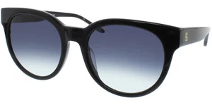 BCBGMAXAZRIA Regal Women's Black Rounded Cat Eye Sunglasses - BLA5218 - Picture 1 of 2