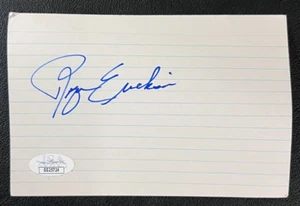 Roger Erickson Signed Index Card JSA (Sticker Only) AUTO MLB Twins/Yankees NICE! - Picture 1 of 2