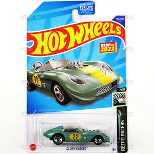 Hot Wheels Glory Chaser #123 Green 2022 Retro Racers 1:64 Diecast Car HCT28 - Picture 1 of 2