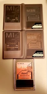 Korg M3R Soundkarten Konvolut. RPC-010, RPC-013, RPC-05. Ethno 1,2 und Klavier - Bild 1 von 1