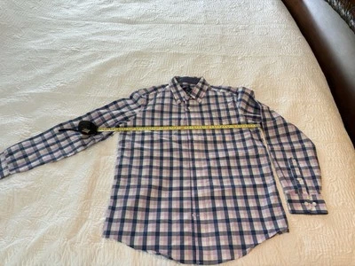 Camisa de vestir George para hombre con botones - ajuste clásico, ajuste clásico a cuadros Foto 1 de 4