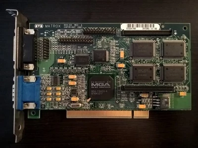 Matrox Mystique 4MB PCI, TESTED GOOD, 220mhz RAMDAC Version Video Card MY220P - Image 1 of 4