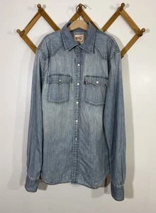 Camisa a presión Levis Western pequeña para hombre - Imagen 1 de 9