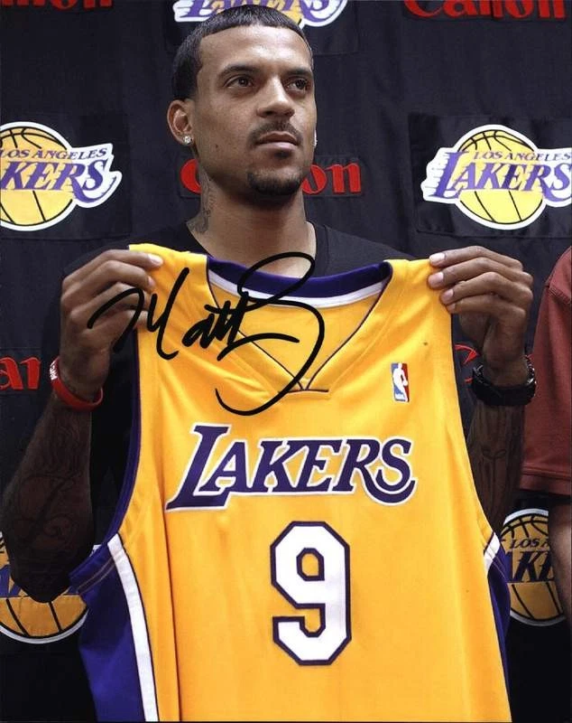Foto firmada por Matt Barnes de baloncesto de la NBA de 8x10 con certificado autografiado 001 Foto 1 de 2