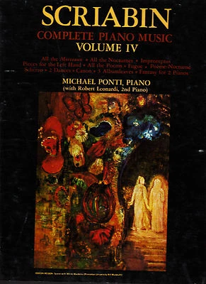 3LP BOX SET-SCRIABIN PIANO MUSIC VOL IV-MICHAEL PONTI-VOX 1974-NOCTURNES/POEMS+F - Image 1 of 2