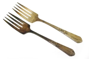 Oneida ENCORE versilberte Salatgabel 6 1/8" - 2er Set - Bild 1 von 2