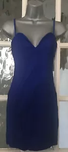 BNWT RARE LONDON BLUE SWEETHEART BODYCON DRESS    SIZE 6   EXTRA SMALL     #772 - Picture 1 of 12