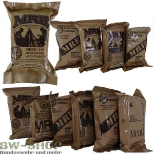 ORIGINAL US MRE TAGESRATION US ARMY FOOD MENÜ NOTRATION ARMEE EPA ESSEN OUTDOOR - Picture 1 of 2