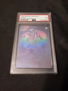 1992 MARVEL UNIVERSE VENOM  ADVANCE COMICS PROMO HOLOGRAM PSA 7  - Picture 1 of 3