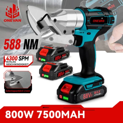 Für Makita Akku Blechschere 800W 18V Akkuschere Elektrisch Schere Blechschneider - Bild 1 von 4
