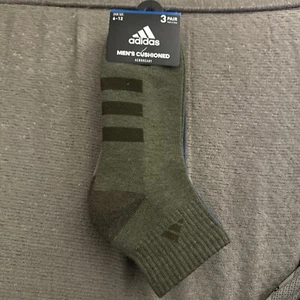 Adidas Aero ready Cushioned Quarter Socks 3 Pack  - Picture 1 of 4