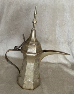 Vintage Messing Beduinen Krug Dallah Topf - Bild 1 von 5