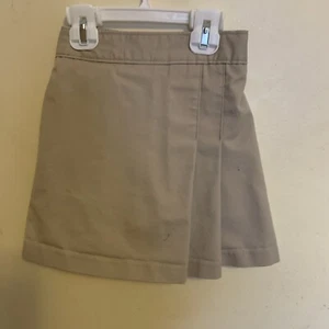 Flynn O’ Hara Uniform Girl’s 6R Skort With Pleats Beige Color - Picture 1 of 4