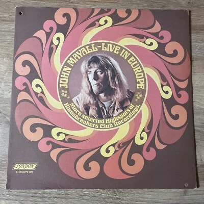 John Mayall - Live In Europe (LP, Album, PH) 1971  PS 589 Textured Cover - Image 1 of 4
