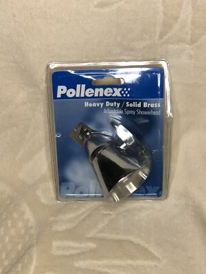 Cabezal de ducha en aerosol ajustable de alta resistencia Pollenex color cromo plateado Foto 1 de 2