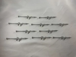 Lot of 10 Gray Bazookas GI Joe Vintage Style Custom Red Laser - Picture 1 of 3