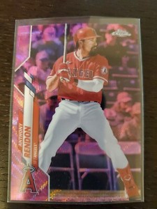 Anthony Rendon 2020 Topps Chrome Update Pink Refractor #U-1 Angels Parallel Card