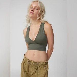 Urban Outfitters Out From Under Hailey Plunge Top - Picture 1 of 5