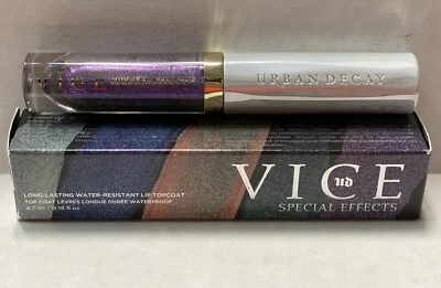 Topcoat labial Urban Decay VICE efeitos especiais ~MONARCHY~ roxo tamanho completo novo na caixa - Imagem 1 de 3