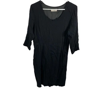 Rosemunde Copenhagen Denmark schwarzes Kleid Damen Gr. 40 US 8/10 Taschen minimalistisch - Bild 1 von 9