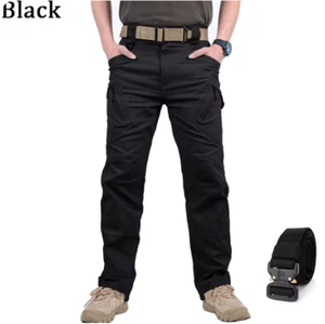 US Men Tactical Cargo Pants Soldier Straight-fit Work Combat Trousers Outdoor - Picture 1 of 39