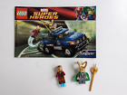 Lego 6867 Avengers SH033 Loki & SH015 Iron Man Figures & Instruction book