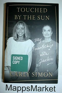 SIGNED Touched By The Sun: My Friendship With Jackie by CARLY SIMON 1st/1st HC - Picture 1 of 10