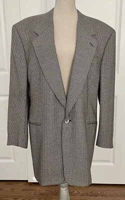 Blazer Chaqueta Abrigo Deportivo CANALI 100% CACHEMIR PURO UE 52L US 42L Espiga De Colección Foto 1 de 4