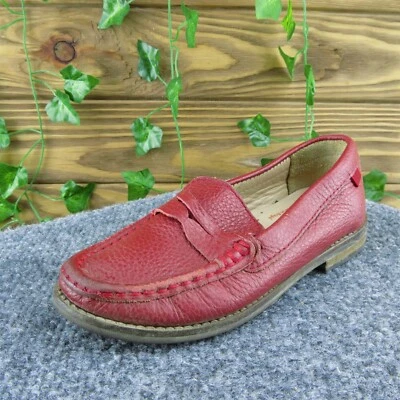 Mocassim Marc Joseph New York Meninos Couro Vermelho Tamanho T 11.5 Médio - Imagem 1 de 4