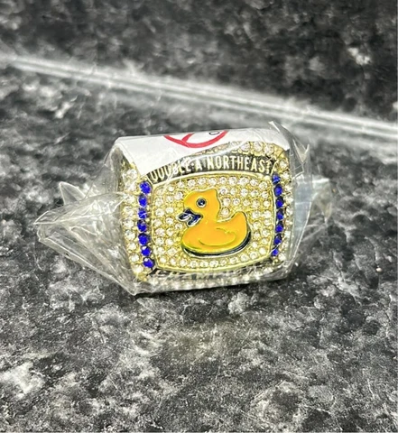 Akron Rubberducks 2021 Replica Championship Ring SGA. Brand New & Hard To Find Cover