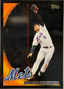 2010 Topps Wal-Mart Black Border #60 David Wright New York Mets **ALLSTAR/GG**